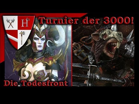 Die Todesfront - 2v2 Skaven vs Dunkelelfen -Turnier der 3000 - Total War: Warhammer 2