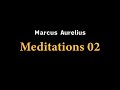 "Meditations" book 02 (Marcus Aurelius) in reconstructed Ancient Greek by Ioannis Stratakis