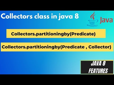 Partitioningby In Java8 Java