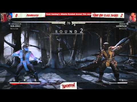 LB Round 4: PainNagato2 (Sub-Zero) vs. YOMI RM Glass Sword (Scorpion) - MKX; AKA Week 4