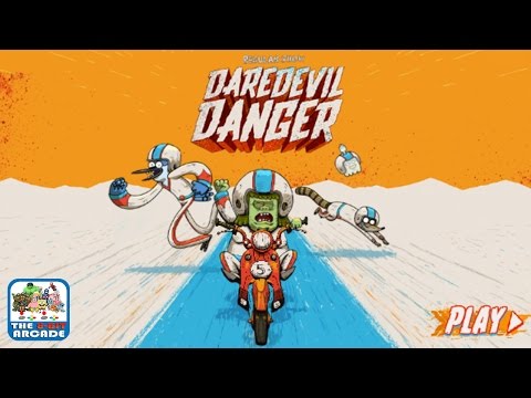 Regular Show: Daredevil Danger (Rookie Stuntman Gameplay) Video
