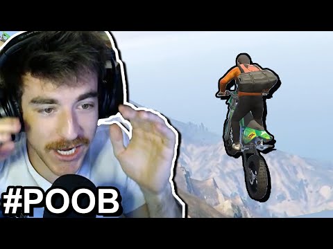 Can you bike down GTA's Mountain using ONLY your voice? (#POOB)