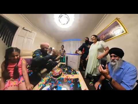 Gurmukh Cutting his Birthday Cake 2021