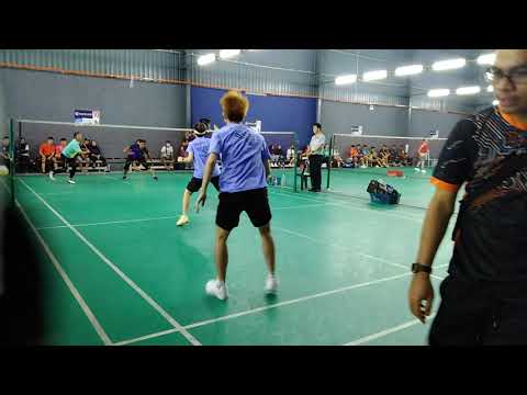 Badminton FINAL LSJ2 Mixed Double SemiPro - Hakem Norazzi / Hazwani Hazair Vs Junior Oh / Isabell
