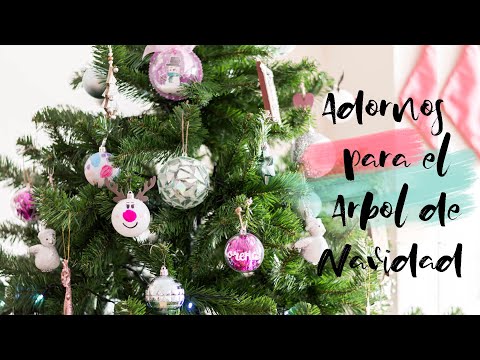Cómo hacer 5 Adornos fáciles: Árbol Navidad 2019 2020