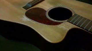 Video thumbnail for Martin DCX1RE brace issue by YGT