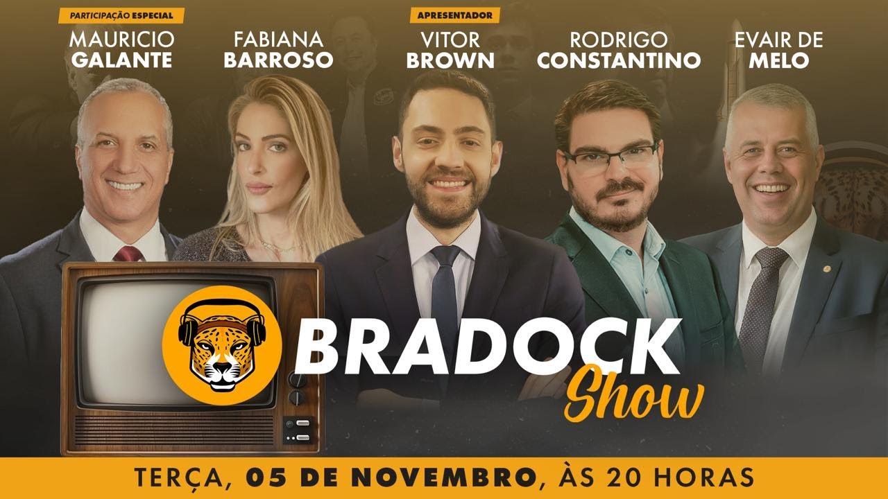 Bradock Show 05/11/24 - Vitor Brown, Constantino, Fabiana Barroso, Mauricio Galante e Evair de Melo