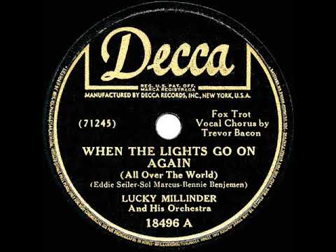 1942 HITS ARCHIVE: When The Lights Go On Again (All Over The World) - Lucky Millinder (Trevor Bacon)