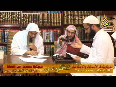  مناقشة الأبحاث والأحاديث بمكتبة مسجد أهل السنة بمنية سمنود 16 05 2017 4 