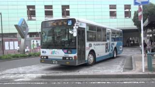 preview picture of video '【藤沢神奈交バス】FK002三菱KL-MP35JM＠大和駅('12/07)'