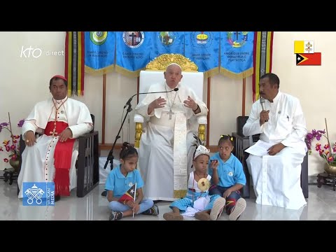 Visite aux enfants handicapés de l’école Irmãs Alma - Timor oriental