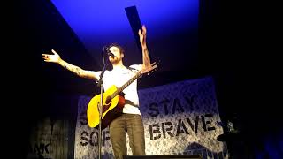"Back in the Day" - Frank Turner acoustic live @ Fairfield Halls, Croydon, London 6 March 2020