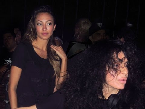 Nicole Moudaber and Lauren Lane at Sound Nightclub in Hollywood
