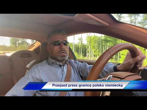 Przejazd przez granicę polsko niemiecką w Świecku.