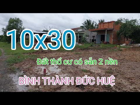 Đất thổ cư 10x30 chỉ 560 triệu- bình thành đức huệ
