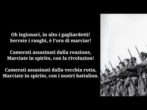 E L'ora di Marciar - Italian RSI anthem