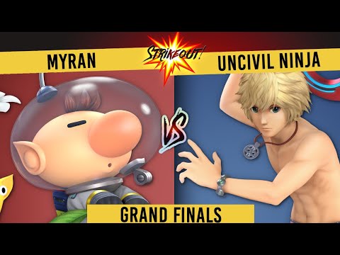 STRIKEOUT 5 - Myran (Olimar) vs. Uncivil Ninja (Shulk) - Grand Finals - Smash Ultimate Singles