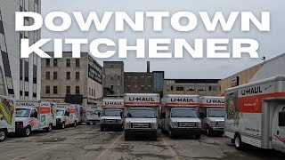 Downtown Kitchener U-Haul Trucks