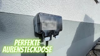 Beizkna Outdoor Steckdose I wassserdicht I ausgepackt und ausprobiert