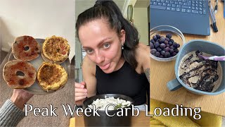 Peak Week Carb Loading | Day Before Show day & Getting my Tan done