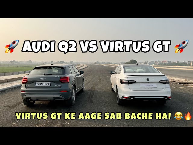 Volkswagen Virtus GT vs Audi Q2: Who would win a drag
