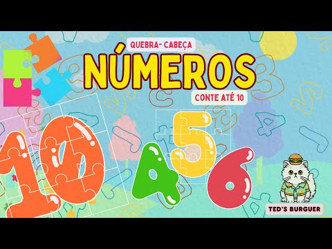 Quebra-Cabeças de Números para Crianças! 🔢✨ Vamos Brincar e Aprender