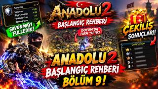 ANADOLU2 BAŞLANGIÇ REHBERİ BÖLÜM 9!🔥SAVUNMAYI FULLEDİK!🔥DOYUMDA FARM YAPTIK!🔥ÇEK