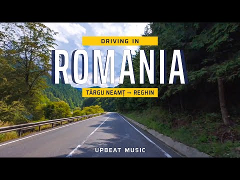 Romania Drive 4K | Târgu Neamț → Reghin (DN15B/DN15) | Upbeat Music, POV
