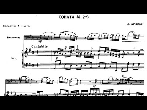Attilio Ariosti - Sonata in G-Major for Double Bass and Piano