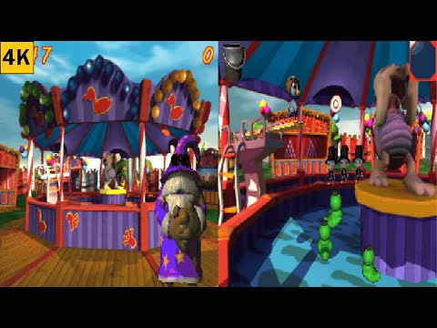 Crazy Chicken: The Carnival (2010) (NDS) - Gameplay (4K 50FPS)