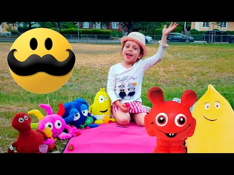 Babblarna och Melody Leker och Fikar i Parken | Barnkanalen på Youtube