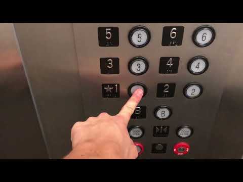 Vintage Otis/Montgomery KONE traction elevator - The Ruggery - Downtown, Columbus, OH