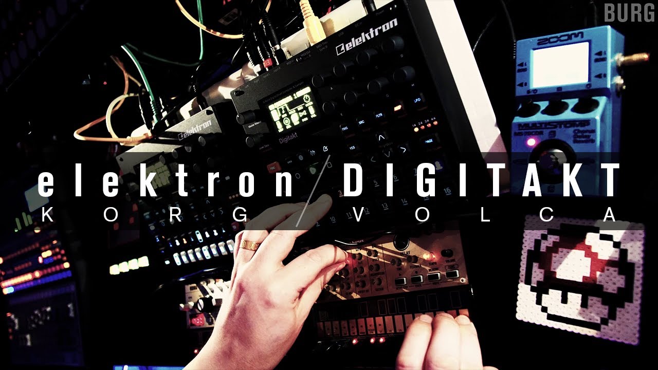 KORG volca and Elektron Digitakt Jam Session