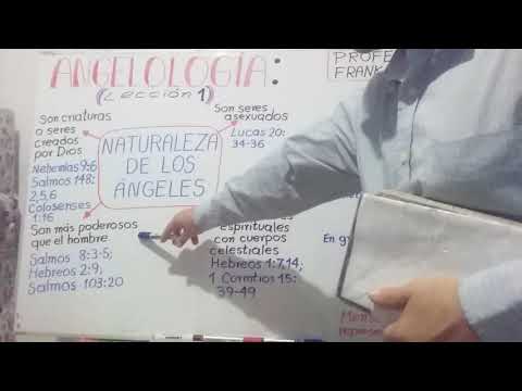 ANGELOLOGY: THE NATURE OF ANGELS, Lesson No. 1 (Pastor: Frank Mendoza)