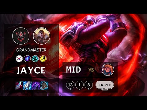 Jayce Mid vs Zoe - KR Grandmaster Patch 11.8