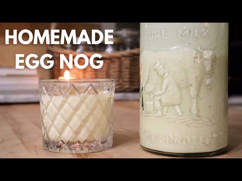 EASY Homemade Eggnog Recipe | Refined Sugar Free Option