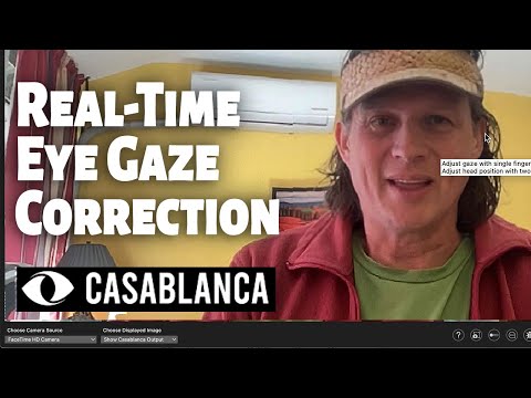 Real-Time AI Eye Correction with Casablanca Software (First Look)