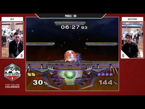 Neo! (Fox, Marth) Vs. Nightsong (Samus) - Melee Pools B4