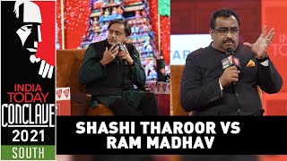 Shashi Tharoor vs Ram Madhav Face Off Over Idea Of New India, Free Speech, Dissent | Conclave South video