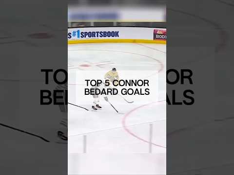 Top 5 goals of Connor Bedards Career so far 👏 #shorts