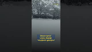 Առատ ձյուն՝ Լոռու մարզի Կուրթան գյուղում