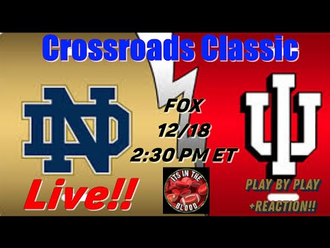 Indiana vs Notre Dame Live play by play #indianabasketball #IU #ND #NCAA