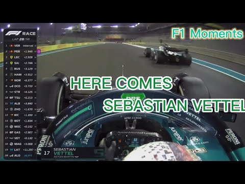 HERE COMES SEBASTIAN VETTEL In 2022 one last time 🥹 Abu Dhabi GP #f1 #formula1 #shorts