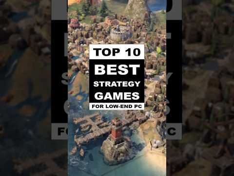 TOP 10 BEST STRATEGY GAMES FOR LOW-END PC #pcgaming #gaming #games