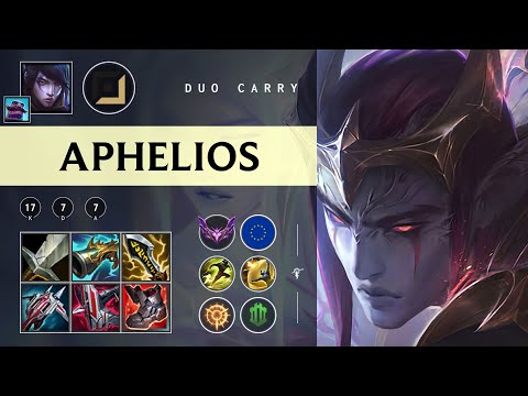 Aphelios ADC vs Draven - EUW Master Patch 25.22