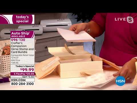 Crafter's Companion Verse Stamp and Card Bundle AutoShip