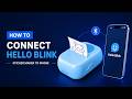 How To Connect Hello Blink Sticker Maker To Phone