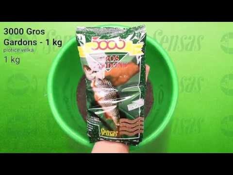 SENSAS - Kŕmenie 3000 Super Black Cejn 1 kg