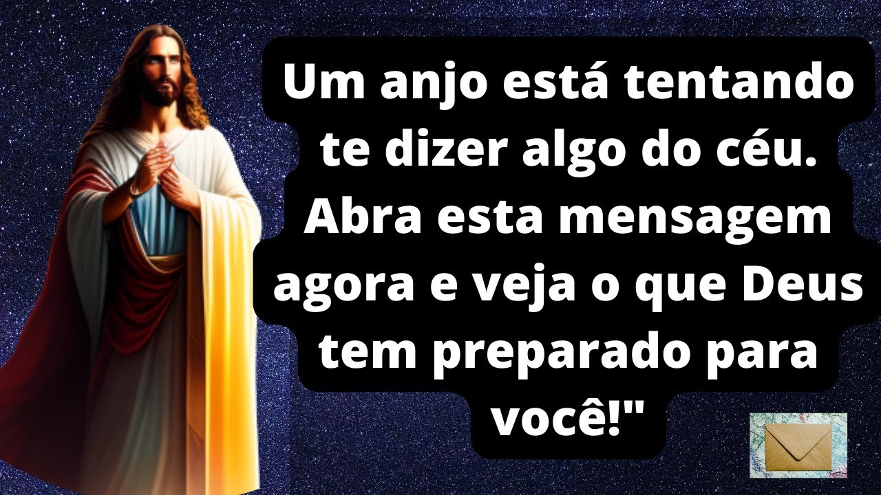 "Um anjo está tentando te dizer algo do céu. veja o que Deus tem preparado para você!" MOTIVAÇÃO