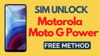 Unlock Motorola Moto G Power 2021